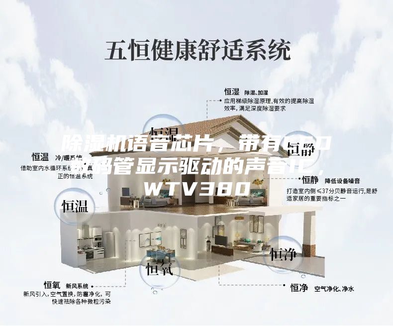 除濕機語音芯片，帶有LED數(shù)碼管顯示驅(qū)動的聲音IC，WTV380