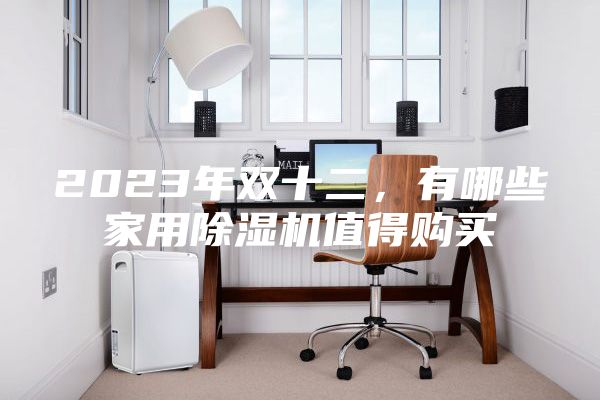 2023年雙十二，有哪些家用除濕機值得購買